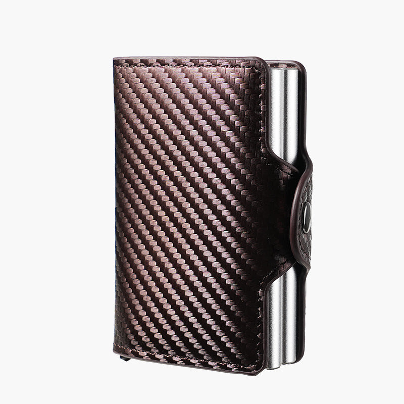 Slots Antimagnetic Man Pair Aluminum Box Men's Wallets