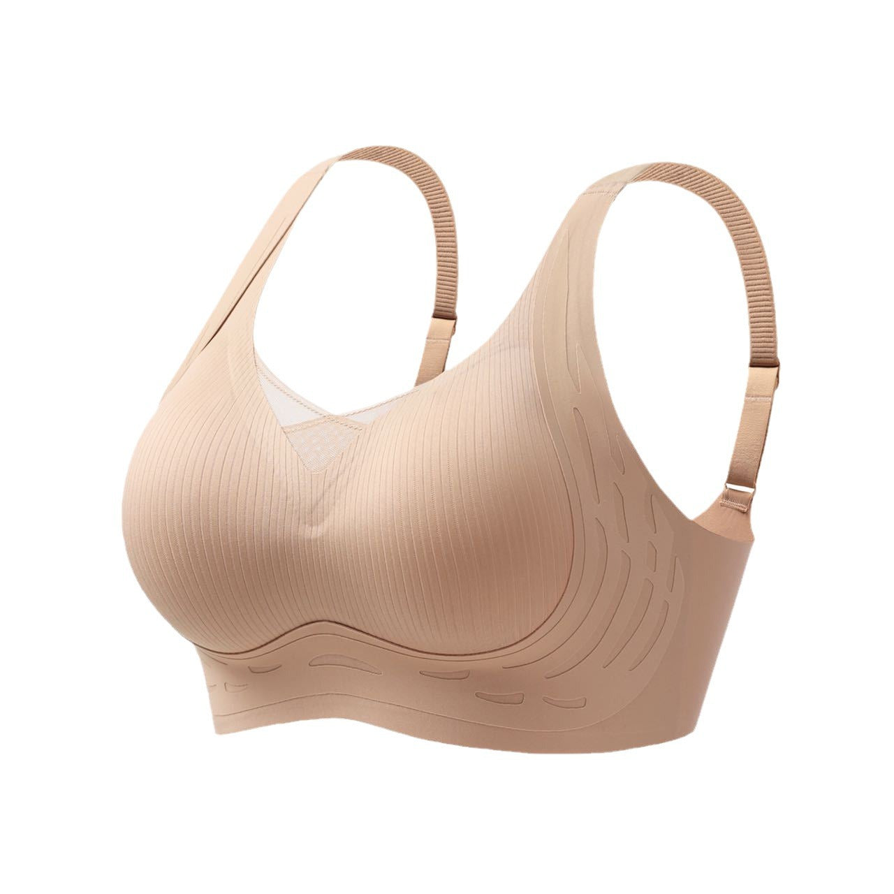 Women's Underwear Thin Big Breast Concealing Soft Support Adjustment Everyday Bras