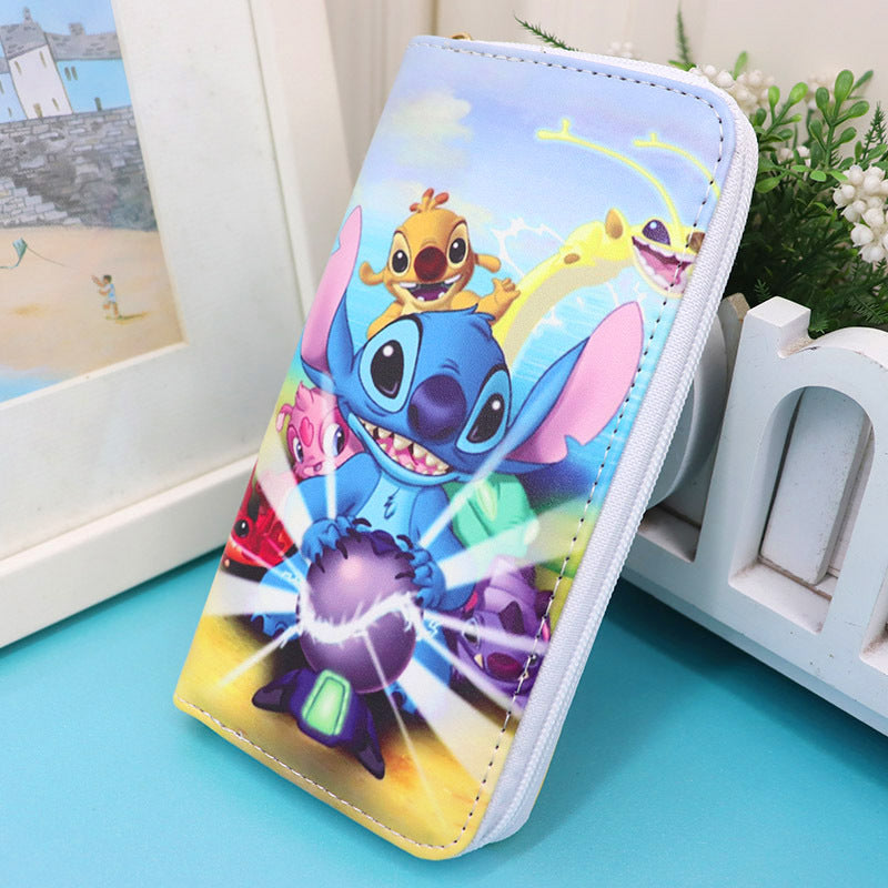 Men's Novelty Trend Multiple Slots Large Capacity Cartoon Men's Wallets