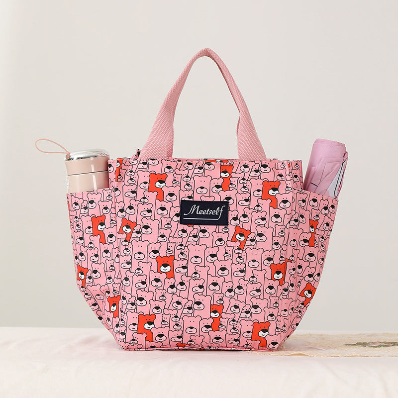 Canvas Large Lunch Box Mummy Capacity Handbags