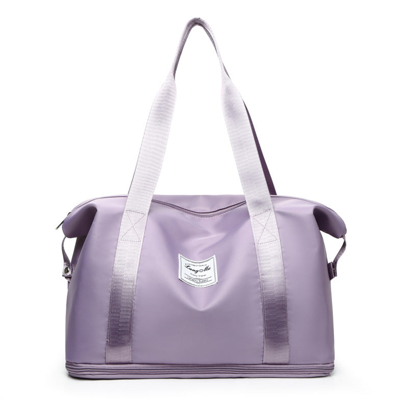 Folding Dry Wet Separation Large Capacity Lightweight Exercise Portable Female Luggage