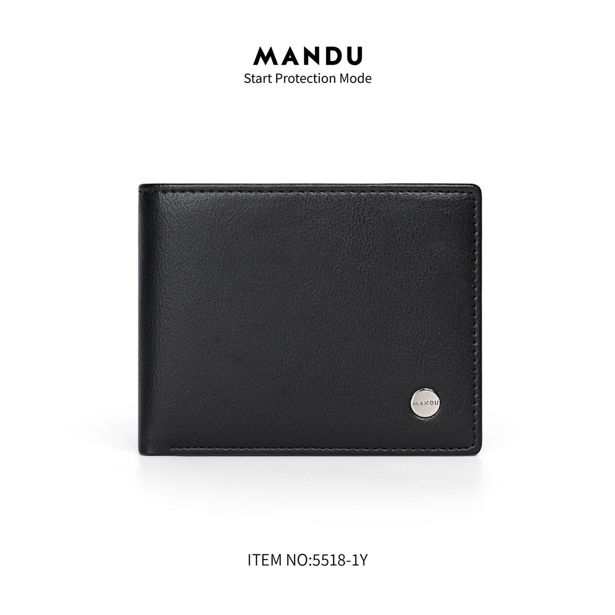 Popular Men's Magnetic Separation Genuine Leather Card Holder