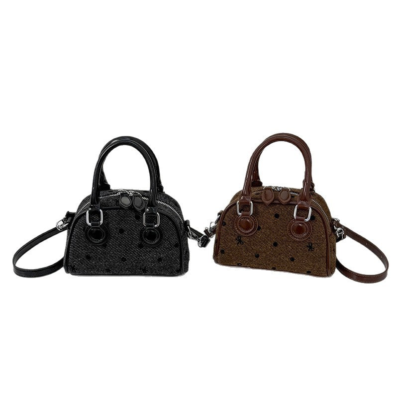 Women's Fashion Popular Polka Dot Hand Urban Women's Messenger Bag
