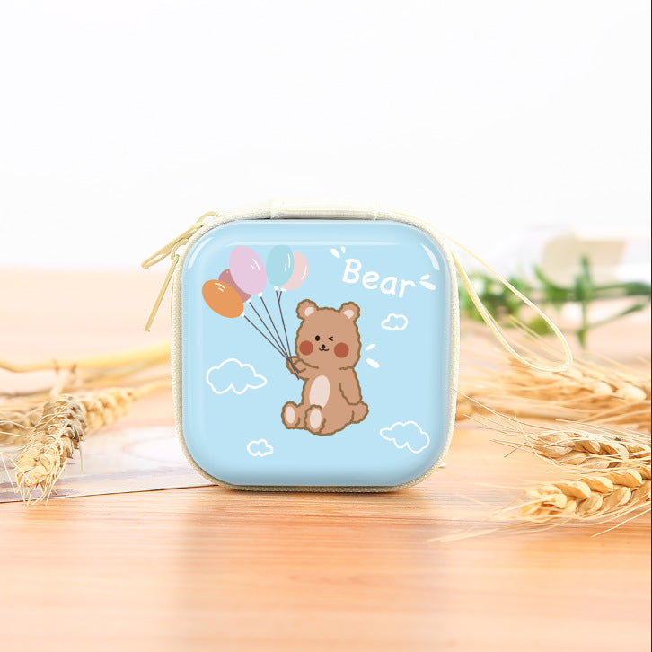 Slouchy Astronaut Tinplate Zipper Portable Storage Coin Purses