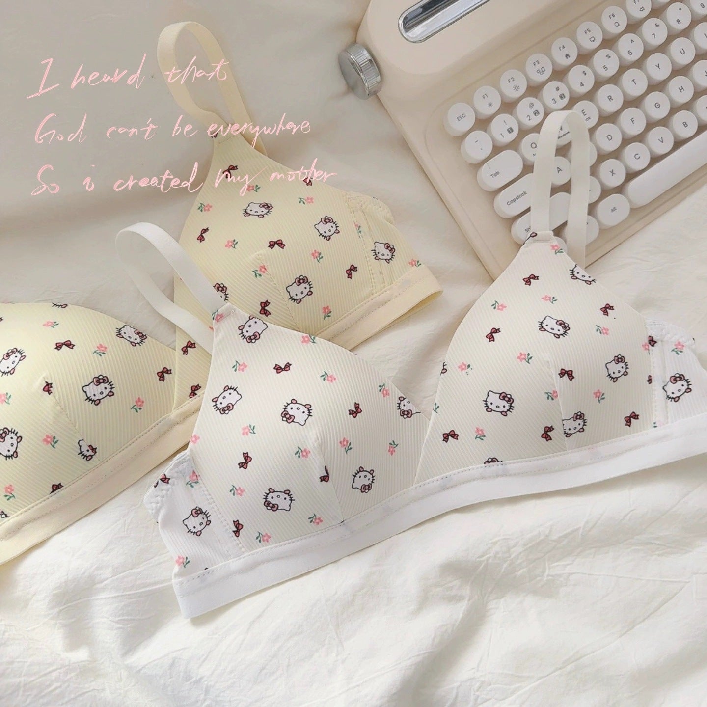 Traceless Underwear Wireless Female Triangle Cup Everyday Bras