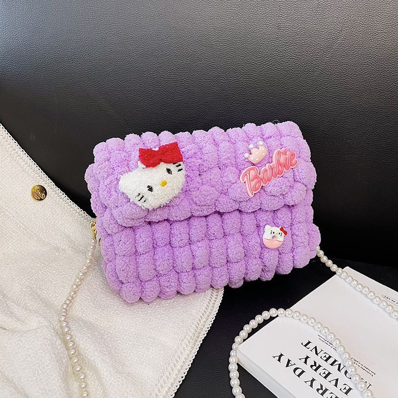 Women's Hello Kitty Homemade Material Gifts For Women's Messenger Bag