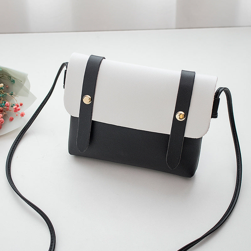 Korean Style Candy Color Contrast Simple Small Square Bags