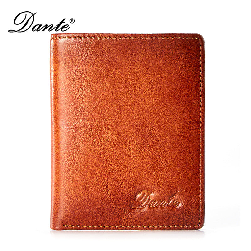 Men's Vintage Genuine Leather First Layer Cowhide Men's Wallets