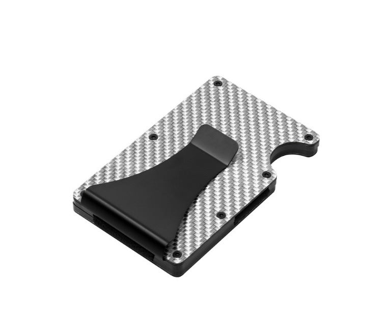 Durable Men's Clamp Metal Aluminum Credit Card Holder