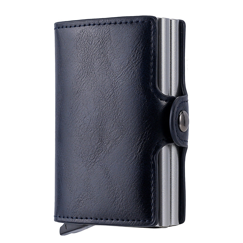 Men's Box Automatic Pop-up Clamp Carbon Fiber Card Holder