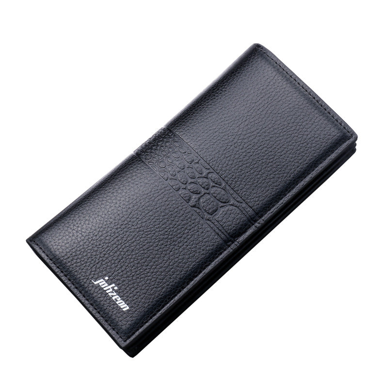 Men's Multifunctional Fashion Long Zipper Trendy Personality Large Capacity Button Men's Wallets