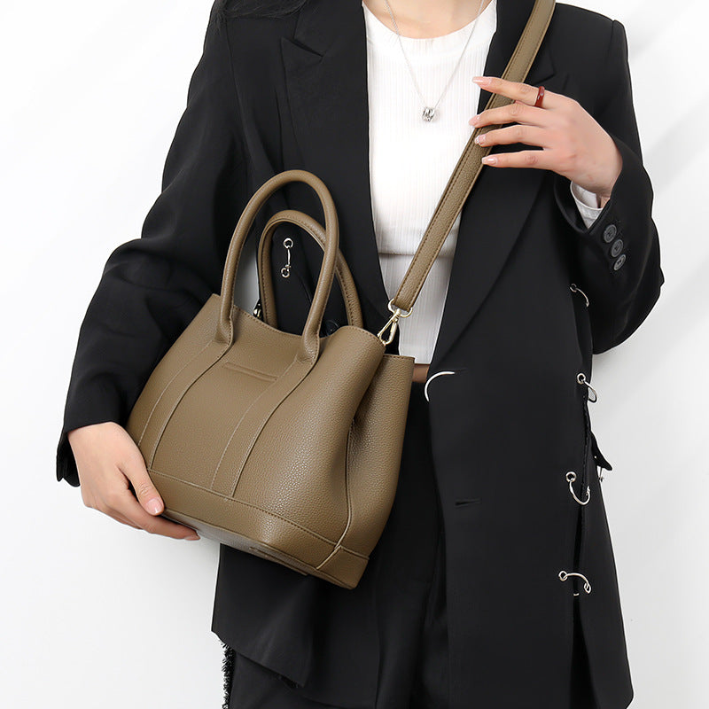 Women's Korean Style Fashion Mom Commuter Large Handbags