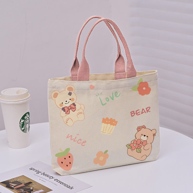 Large Capacity Commuter Lunch Simple Versatile Handbags