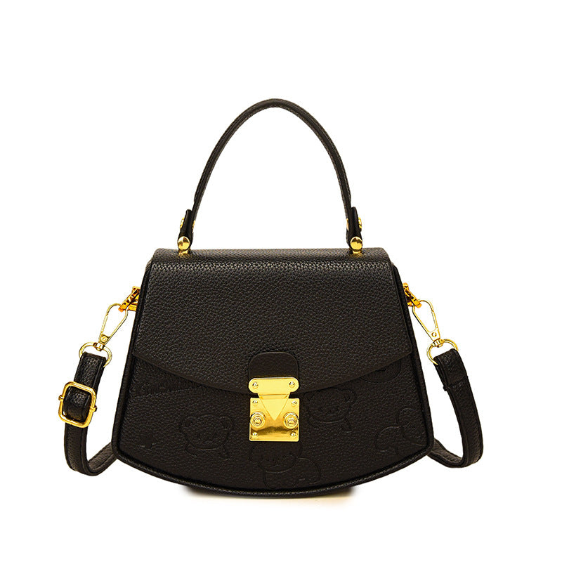 Style Sandwich Pocket Chain Soft Surface Women's Shoulder Bag