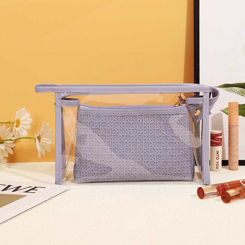 Women's Simple Portable High-grade Storage Waterproof Wash Makeup Bag