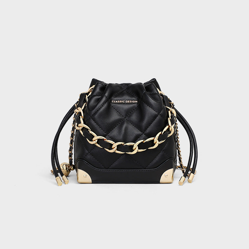 Slouchy Women's Current High Sense Chain Bucket Bags