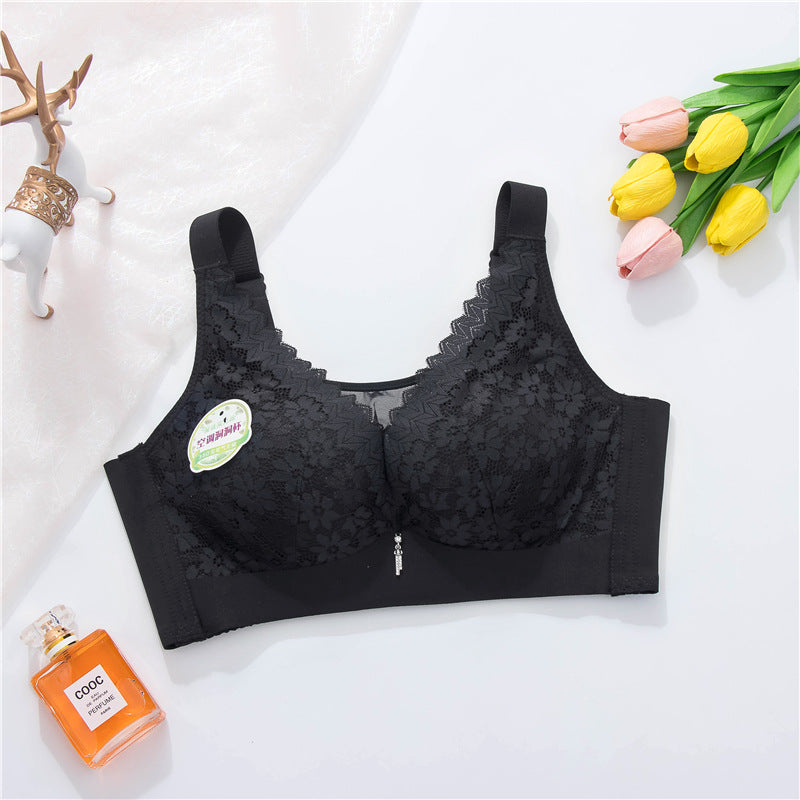 Top Full Coverage Breast Holding Adjustable Thin Bras
