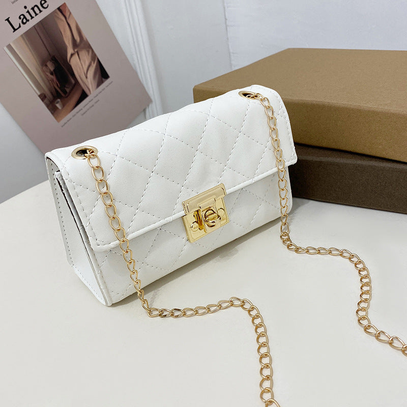Diamond Korean Style Embroidered Chain Female Women's Shoulder Bag