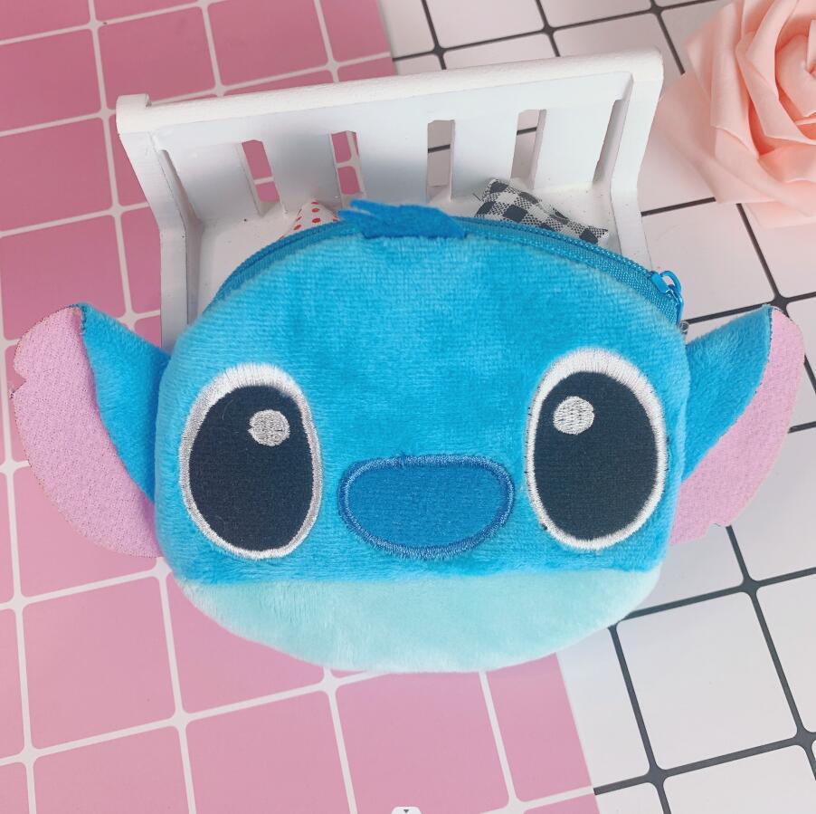 Korean Cartoon Heart Portable Mini Plush Coin Purses