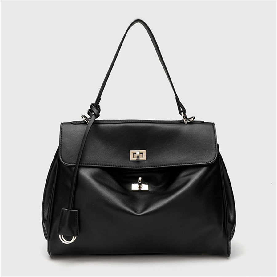 Women's Leather Tactile Feel Large Capacity Totes High-grade Underarm Bags