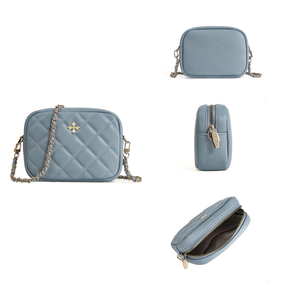Women's Lady's Fashion Large Capacity High-grade Zipper Women's Messenger Bag