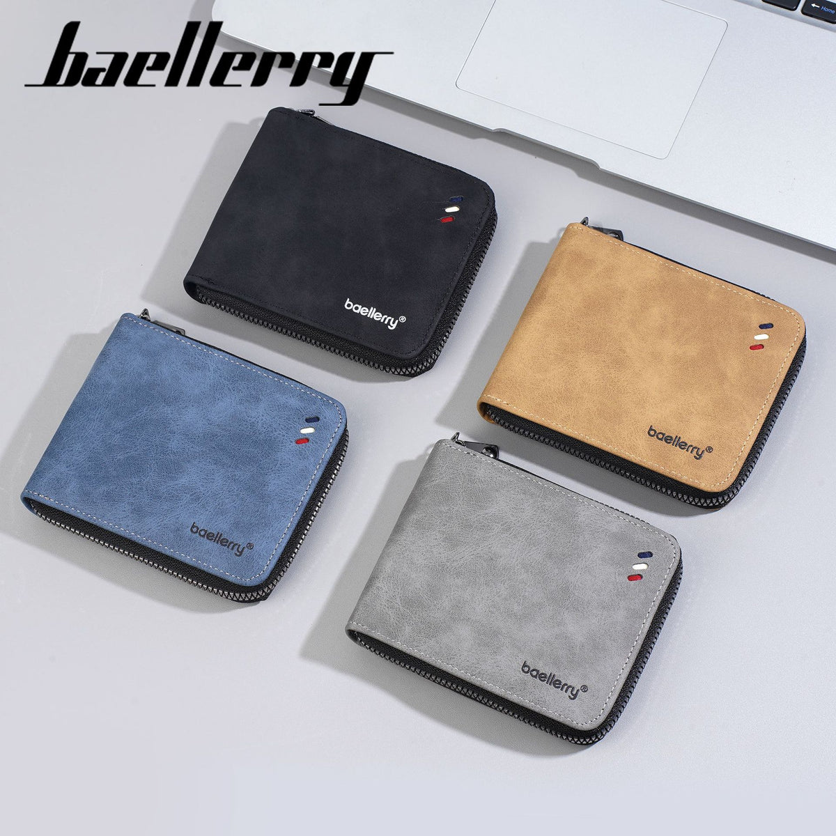 Men's Short Retro Multiple Slots Thin High-grade Men's Wallet