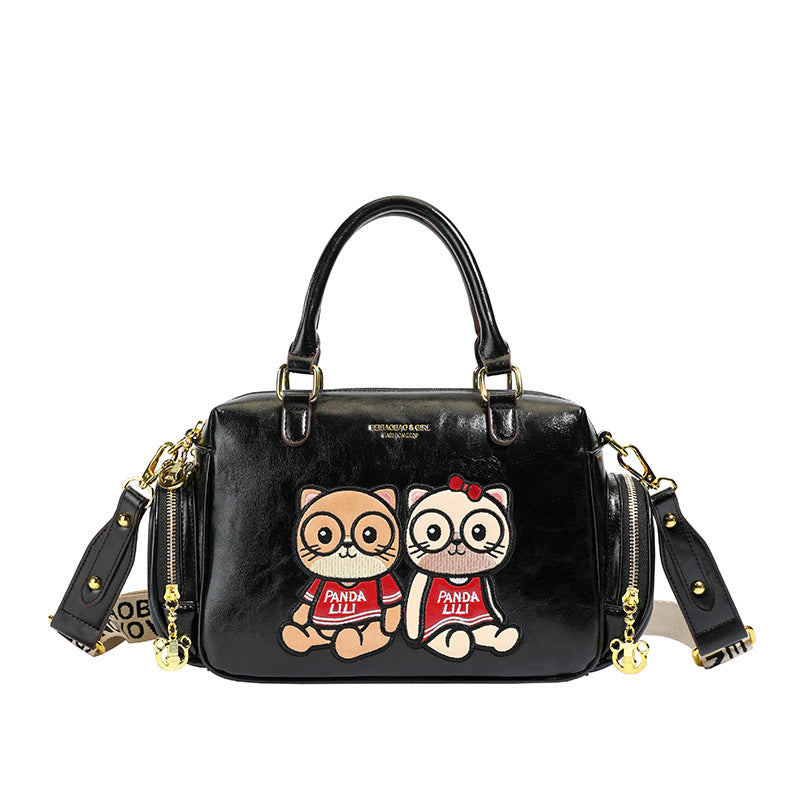 Women's Source Design Sense Cartoon Cute Pillow Women's Messenger Bag