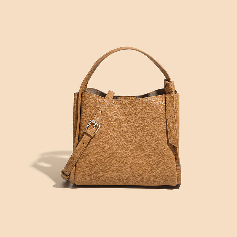 Women's Fashion Genuine Leather High-grade Simple Portable Shoulder Bags