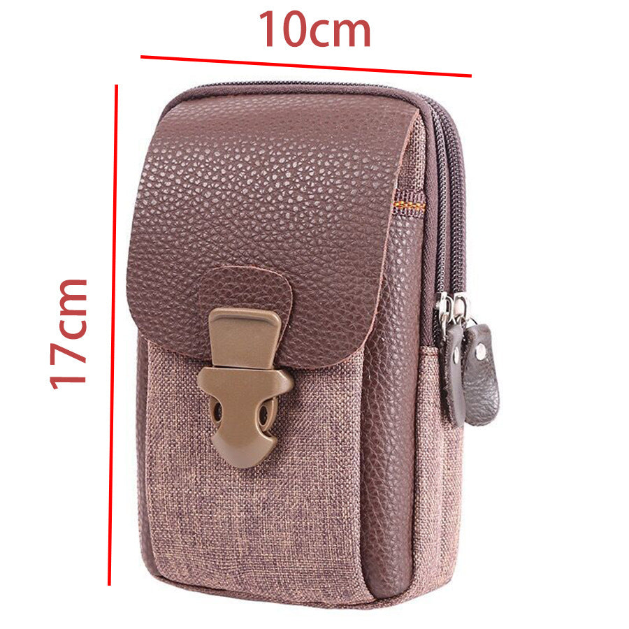 Fashion Inch Mobile Cigarette Construction Site Men's Waist Packs