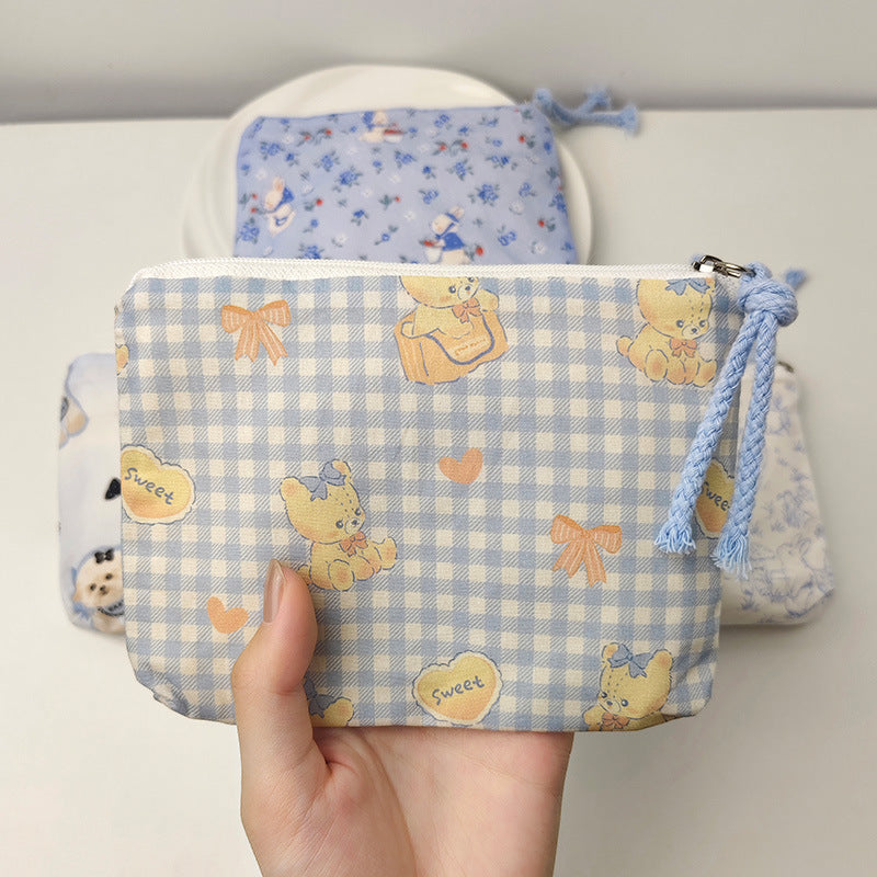 Korean Style Fresh Portable Mini Buggy Cosmetics Cosmetic Bags