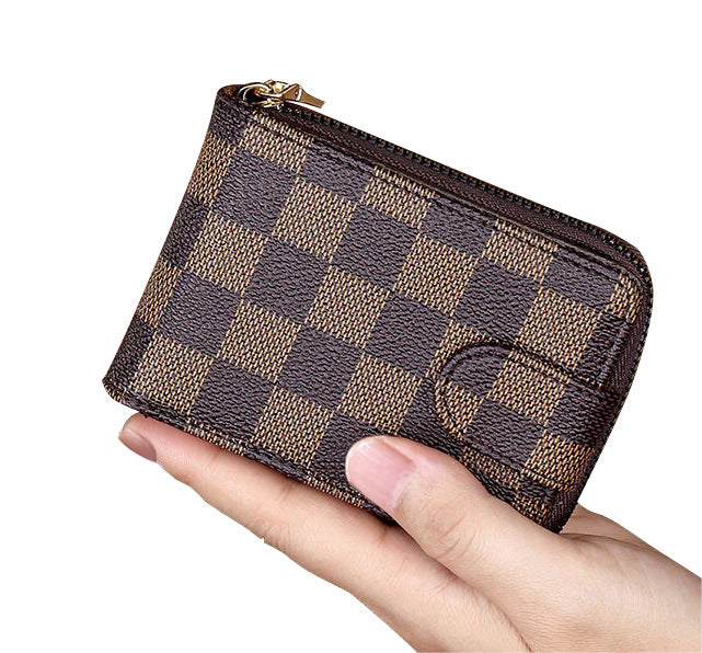 Men's Expanding Swiping Driving License Leather Card Holder