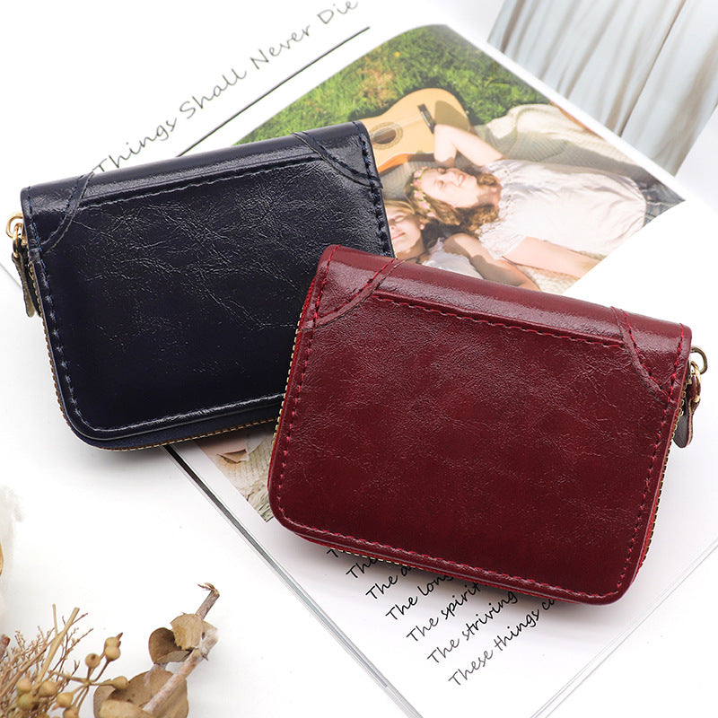 Fashion Clutch File Cash Multifunctional Storage Card Holder