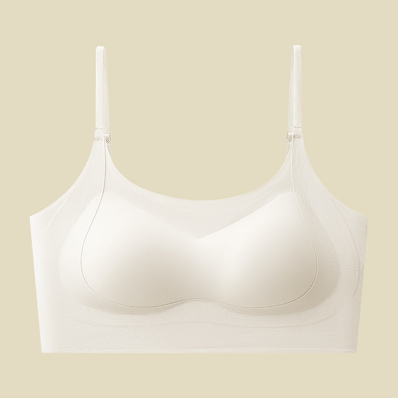 Small Breast Exaggerating Lifting Gathered Without Trace Tanks Camis