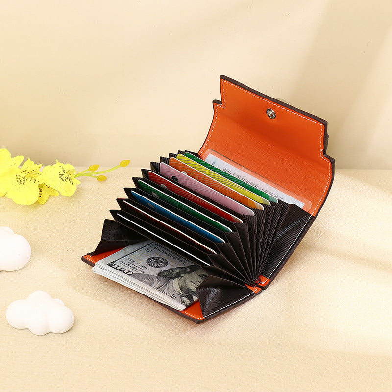 Simple Korean Style Multiple Slots Exquisite Ladies Wallet