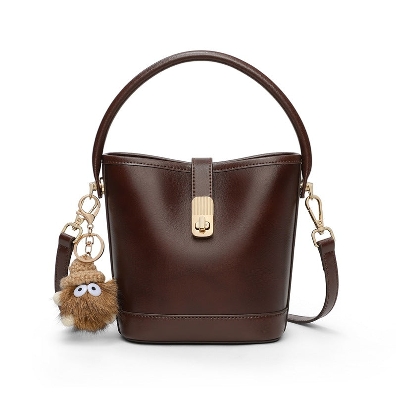 Women's Summer Genuine Leather Retro Commuter Handbags