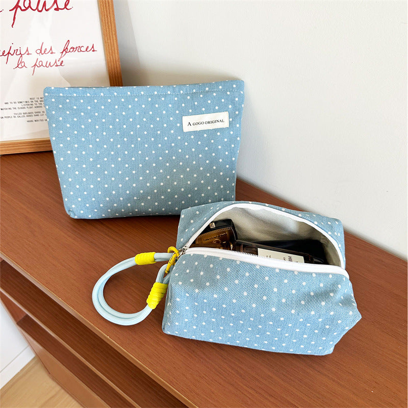 Personalized Polka Dot Sweet Portable Buggy Hand Wash Bags