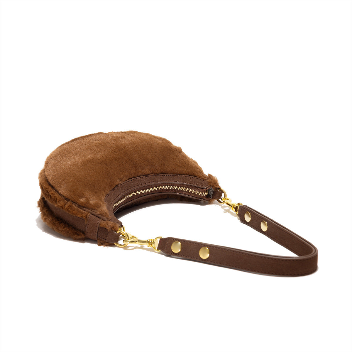 Winter Niche Plush Underarm Selenodont High-grade Bags