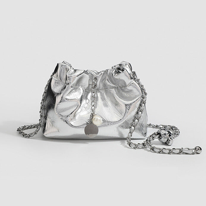 Women's Pleated Cloud Special Interest Light Luxury Women's Messenger Bag