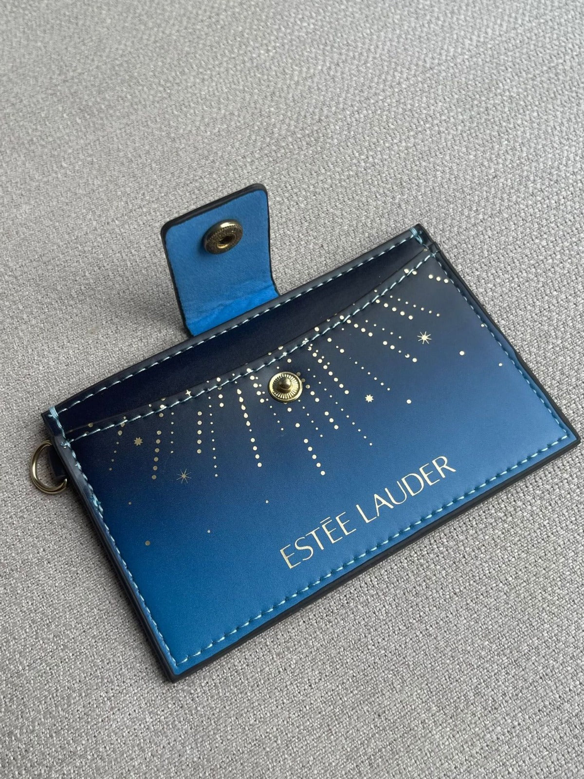 Original Order Good-looking Gradient Blue Starry Sky Document Card Holder