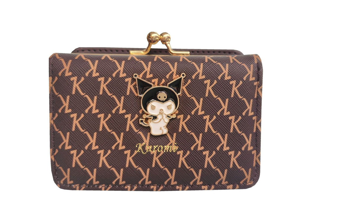 Women's Korean Style Fashion Short Hardware Clow Ladies Wallet