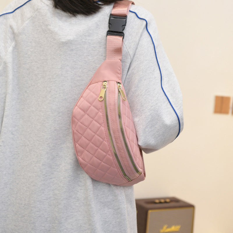 Women's & Men's & Embroidery Thread Fashionable Simple Slanted Men's Waist Packs