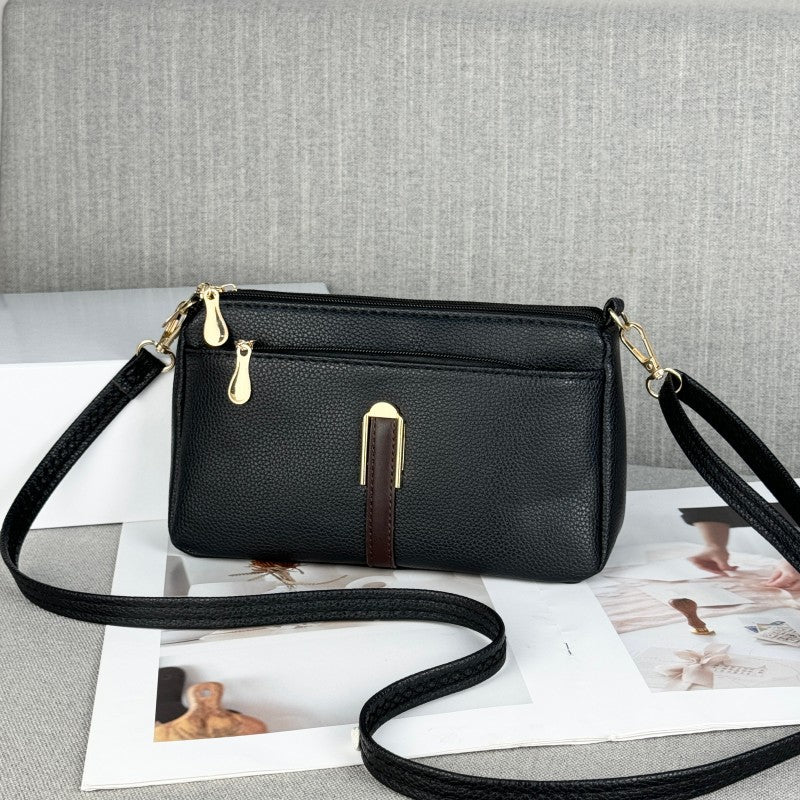 Women's Mom Authentic Leather Tactile Feel Crossbody Bags
