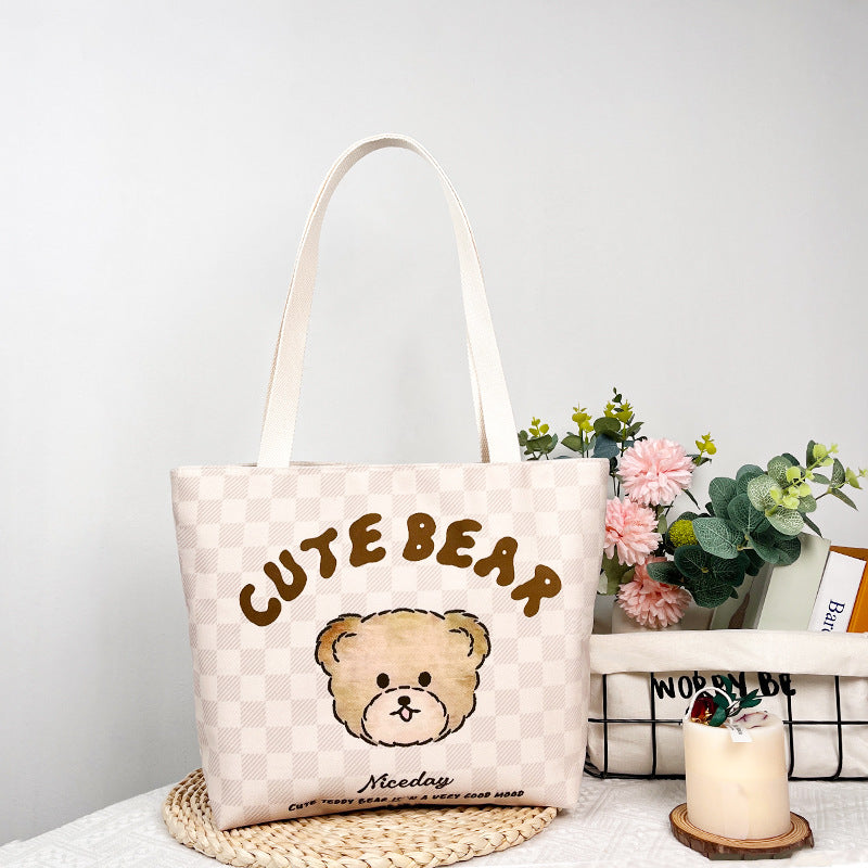 Canvas Fabric Duplex Printing Versatile Large Capacity Month Sales Thousand Bags