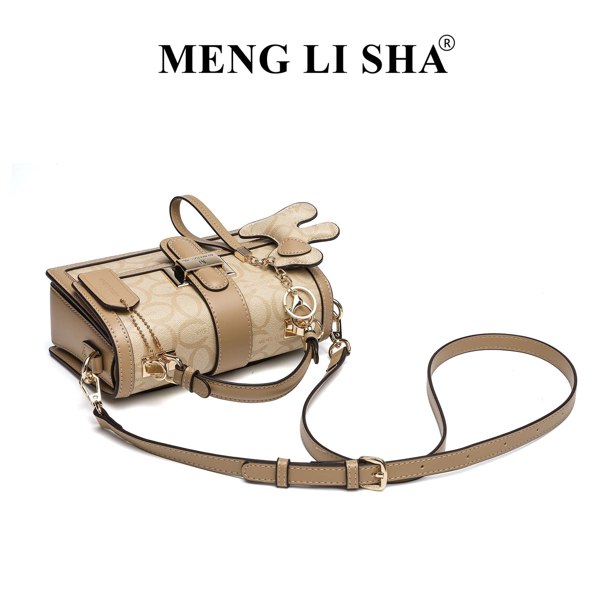 Women's High-grade Presbyopic Printing Color Contrast Commute Women's Messenger Bag