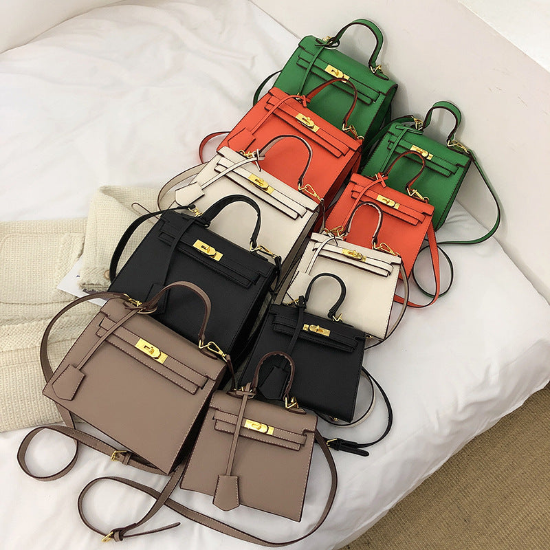 Women's Fashion Palm Print Portable Kelly Simple Women's Messenger Bag