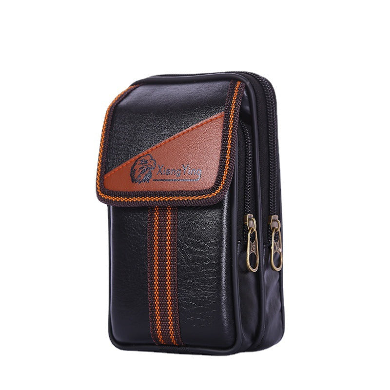 Men's Multifunctional Change Business Mobile Wear Vertical Men's Waist Packs