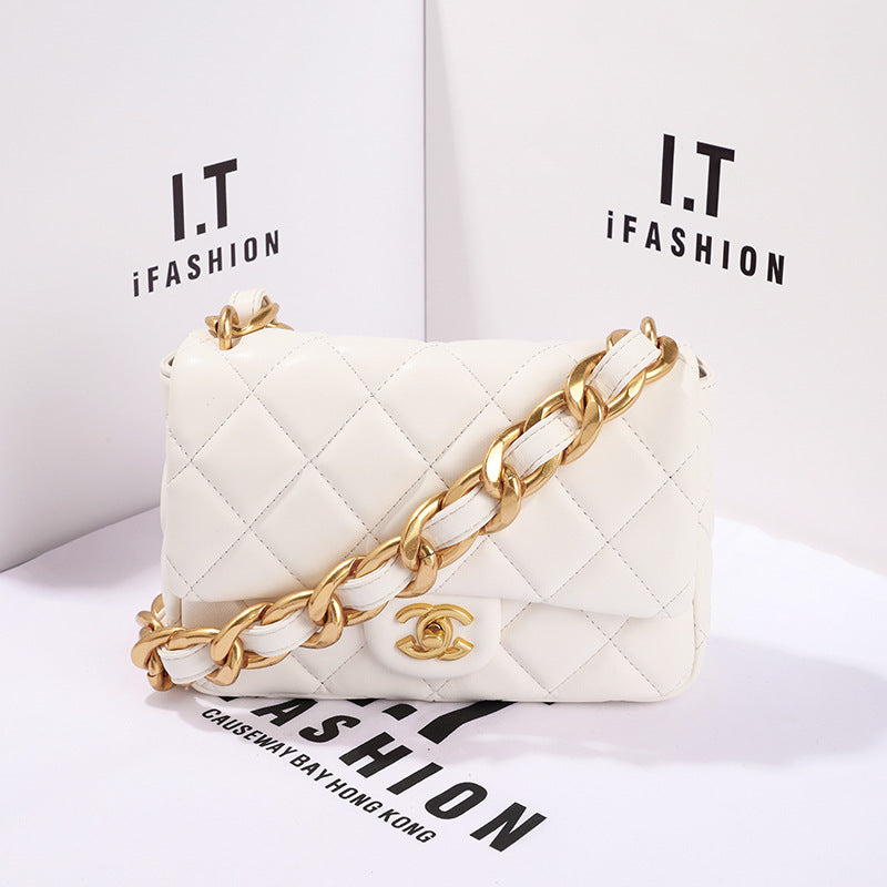 Women's Fashionable Classic Style Soft Leather Fat Women's Messenger Bag