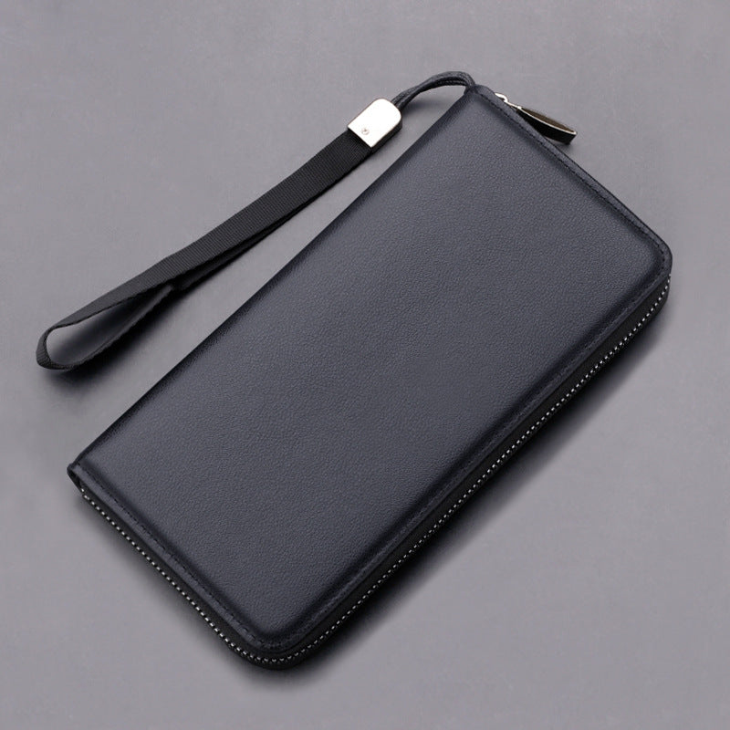 Men's Clutch Business Zipper Large Capacity Fashion Men's Wallets