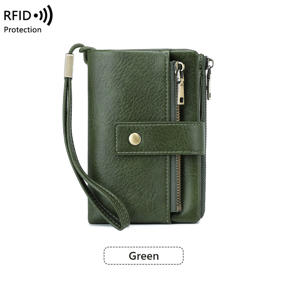 Women's Swiping Retro Off Short Style Coin Purses