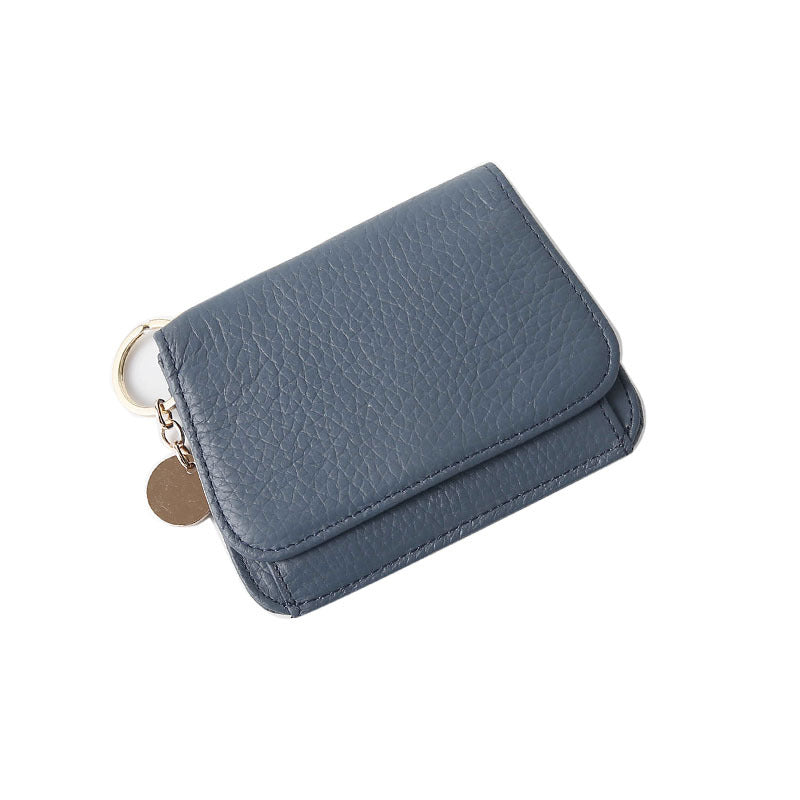 Women's Korean Genuine Leather Short Cowhide High-grade Purses